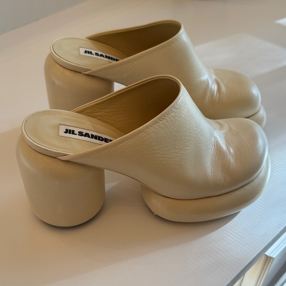 Jil Sander Off-White Women's Chunky Mules